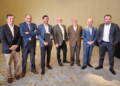 José Pablo Domínguez, Gerente General de ME Elecmetal; Felipe Lagno, Gerente Corporativo de Innovación y Tecnologías en Codelco; Nicolás Pons, Growth Leader en Aisoncore; Rodrigo Subiabre, Vicepresidente de Tecnología e Innovación en Anglo American; Leopoldo Reyes, Presidente del Directorio de CESCO; Jorge Cantallopts, Director Ejecutivo de CESCO. Créditos: InfoMINERIA