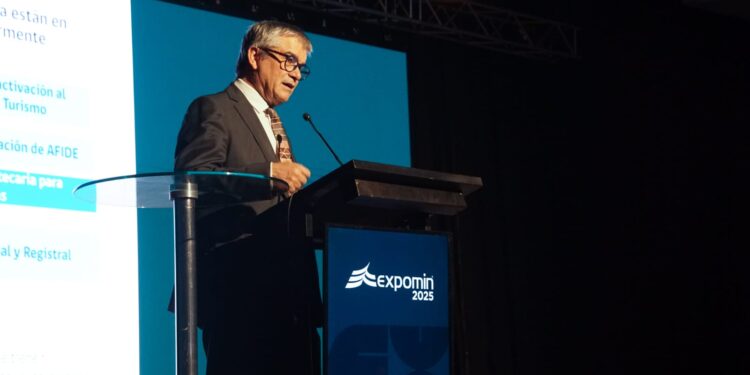 Ministro Marcel en Expomin 2025