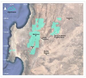Figura 1: Mapa Regional – Marimaca y Sierra de Medina