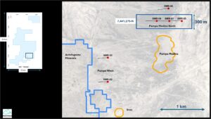 Figura 5 – Perforacion de Reconocimiento: Pampa Medina Este y Pampa Medina Norte