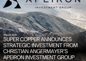 Super Copper recibe inversión estratégica de Apeiron