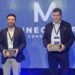 Fabiola Morales (MineGroup), Patricio Matalamal (Brass Chile), Luis Montecinos (Anglo American Los Bronces) y Govind Annapa (CAHPRO APS Materials). Créditos: InfoMINERÍA