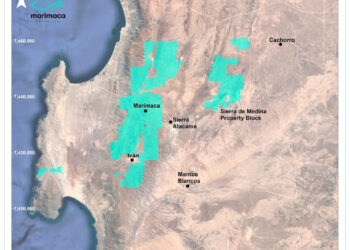 Figura 1: Mapa Regional – Marimaca y Sierra de Medina