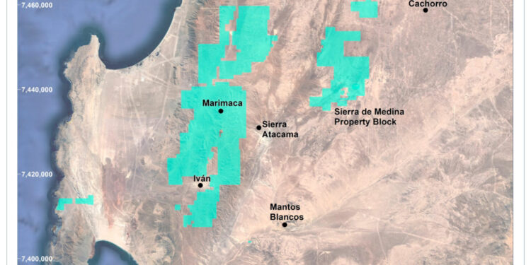 Figura 1: Mapa Regional – Marimaca y Sierra de Medina