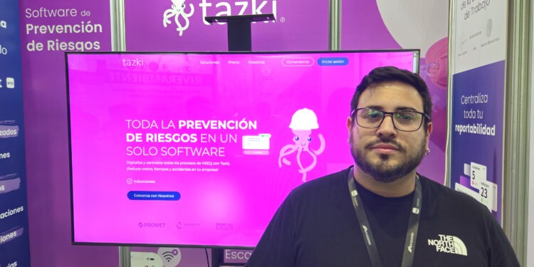 Luciano Stracquadaini, gerente de representantes de desarrollo de ventas (SDR Manager) de Tazki. Créditos: InfoMINERÍA