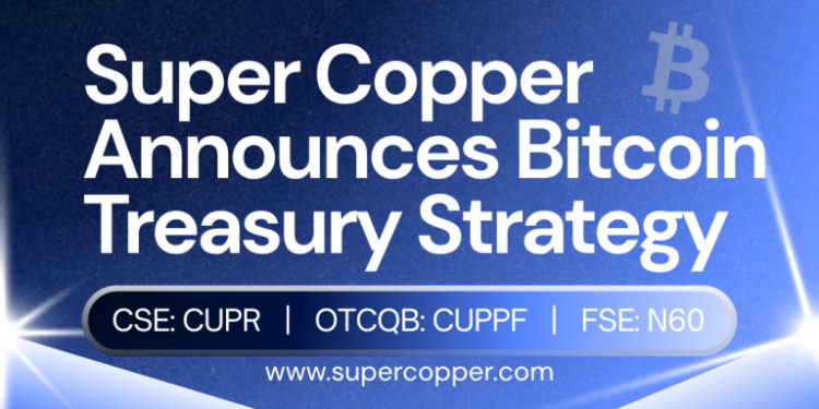 Super Copper integra Bitcoin en su estrategia financiera