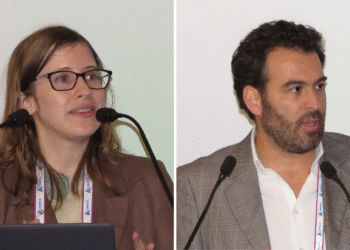Magdalena Ribbeck y Alberto Laudadio, directora de Analítica Avanzada y director de Gestión y Gobierno de Datos en Codelco, respectivamente. Créditos: InfoMINERÍA