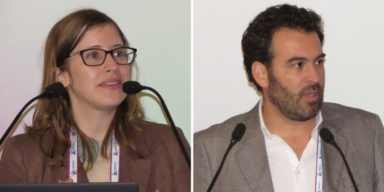 Magdalena Ribbeck y Alberto Laudadio, directora de Analítica Avanzada y director de Gestión y Gobierno de Datos en Codelco, respectivamente. Créditos: InfoMINERÍA