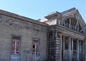 Antigua estación de trenes de Antofagasta, conocida como “Estación Valdivia". Créditos: UCN.