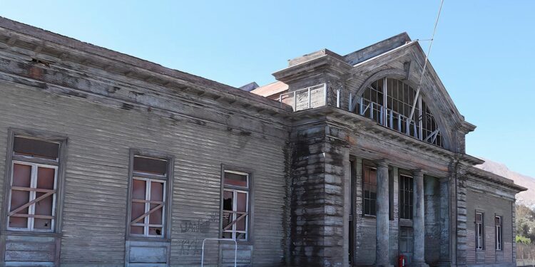 Antigua estación de trenes de Antofagasta, conocida como “Estación Valdivia". Créditos: UCN.