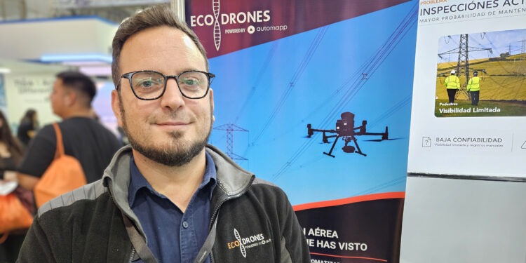 Julián Crespi, gerente comercial de Ecodrones. Créditos: InfoMINERÍA