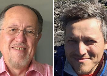 Jaime Alee (Eskorpion Consulting) y Álvaro Videla (Centro de Energía UC). Créditos: Colegio de Ingenieros de Chile y Álvaro Videla.
