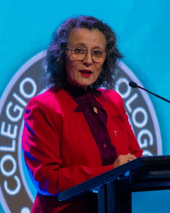 Claudia López, presidenta del Colegio de Geólogos de Chile. Foto: Cedida