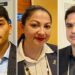 De izquierda a derecha: Sebastián Zambra (Universidad Católica del Norte), Ginna Jiménez (Universidad de Concepción) y Camilo Cuervo (Universidad de Concepción). Foto: InfoMINERÍA.