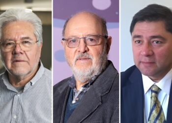 Mario Sánchez, Froilán Vergara y Jorge Mejías. Foto: UNAB, UdeC y Jorge Mejías