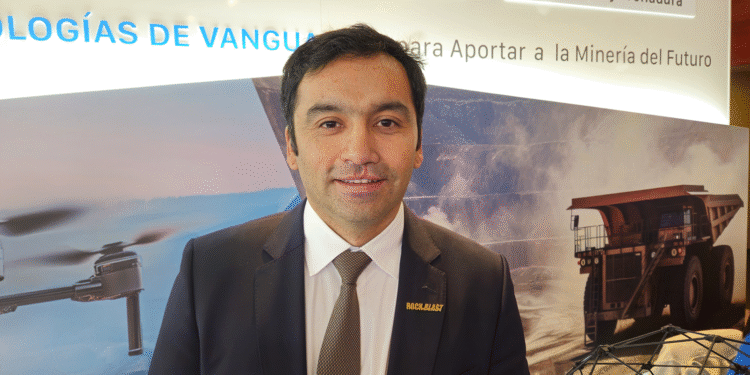 Rodrigo Díaz, líder de Ingeniería de Rockblast. Foto: InfoMINERÍA