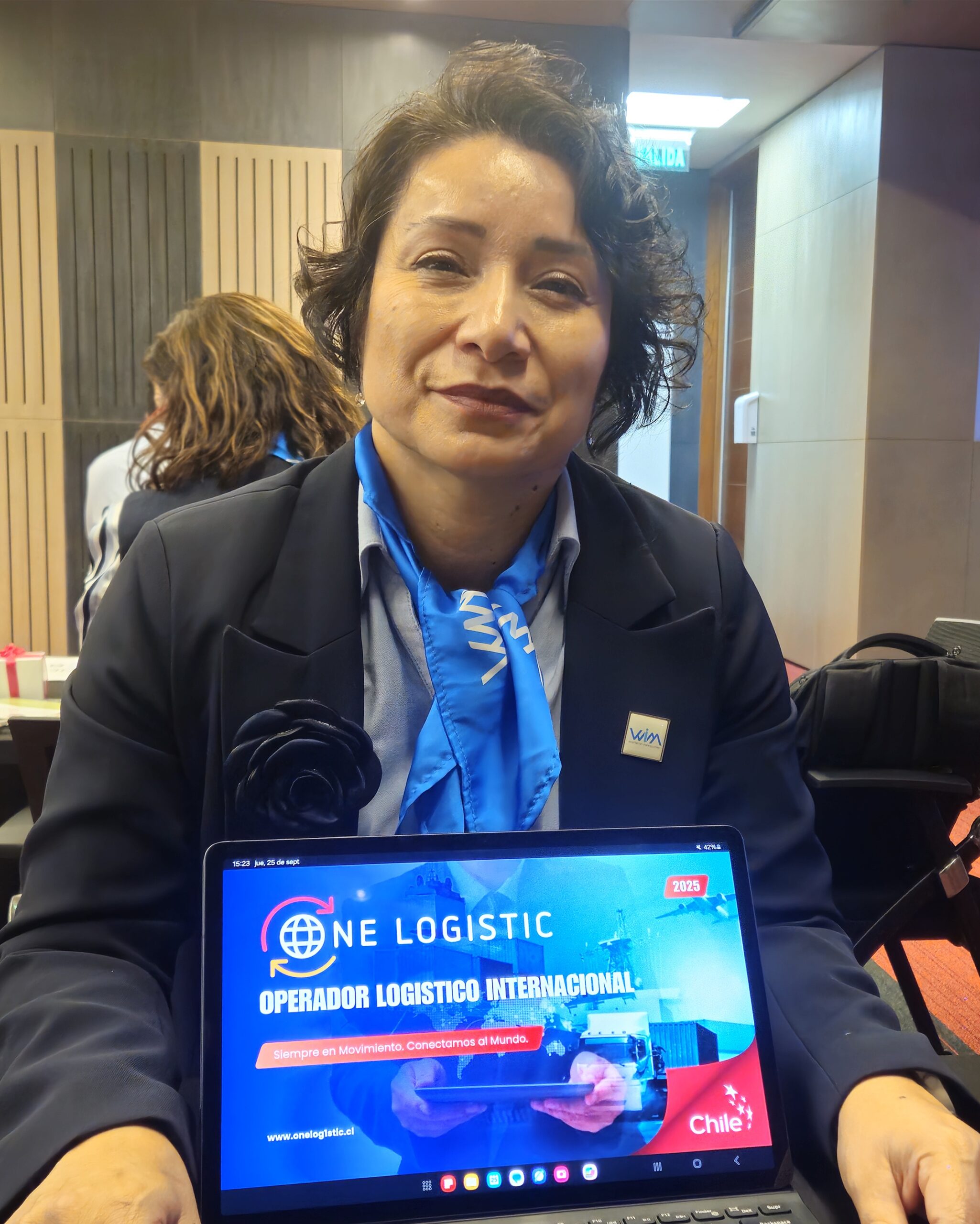 Jennifer Guzmán, manager de One Logistic. Foto: InfoMINERÍA