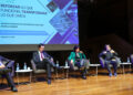 Jorge Cantallopts (CESCO), Juan Carlos Jobet (UAI), Marcela Angulo (UdeC), Alberto Mayol (analista político y sociólogo) y Daniela Desormeaux (CESCO). Foto: cedida