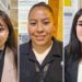 De izquierda a derecha: Pía Dorador, Javiera Meriño y Priscila Olivares (Universidad de Atacama). Foto: InfoMINERÍA