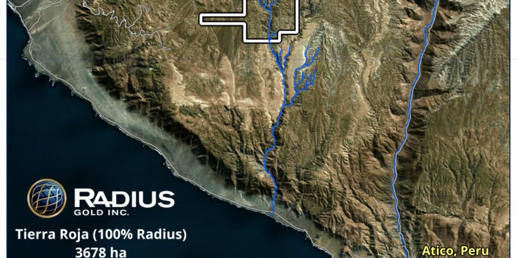Radius Gold amplía su dominio en Tierra Roja al ejercer opción sobre concesiones Hidekel adyacentes