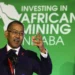 El ministro angoleño de Recursos Minerales, Petróleo y Gas, Diamantino Azevedo, durante su intervención en la conferencia "Invertir en la Minería Africana". Créditos: REUTERS/Shelley Christians