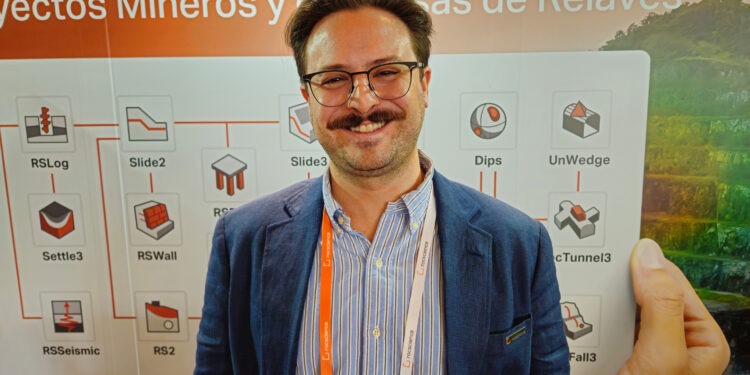Aldo Nosiglia, gerente comercial de Rocscience para Latinoamérica. Foto: InfoMINERÍA