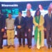De izquierda a derecha: Patricia Arringo (moderadora), Sebastián Quiñones (CIL LITHIUM), Héctor Cruz (Comunidad Camar), Felipe Wilenmann (Cámara Chileno Suiza de Comercio, Ann Bruggeman (BELGOLUX), Pamela Goicovicg (CIL LITHIUM), Christian de Lannoy (Embajada Bélgica), Roxana Torres (Consejo de Pueblos Atacameños). Foto: InfoMINERÍA