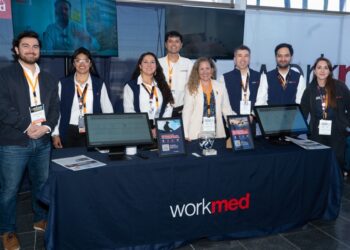 El equipo Workmed en el seminario INTECMIN Calama. Foto: cedida