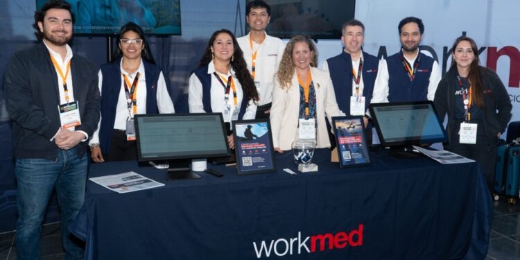 El equipo Workmed en el seminario INTECMIN Calama. Foto: cedida
