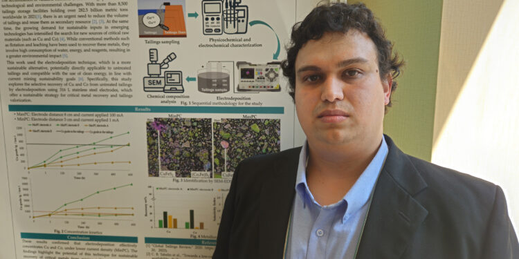 Joaquín Aburto, ingeniero civil en minas y candidato a doctor en Ingeniería. Foto: InfoMINERÍA