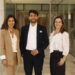 Directivos de Andes Atacama Relocation, de izquierda a derecha: Ximena Llanos - Comercio Exterior - Área: Tenancy Management, Luis Felipe Hidalgo - Abogado - UANDES - Área: Immigration Advisory, y María Elena Blanch - Ing. Comercial UAI - Área: Relocation. Foto: cedida.
