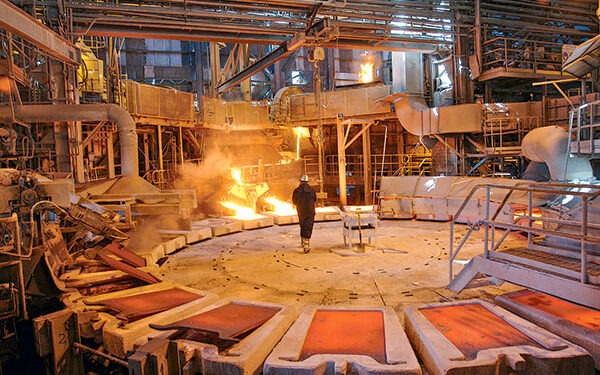 fundidora de cobre