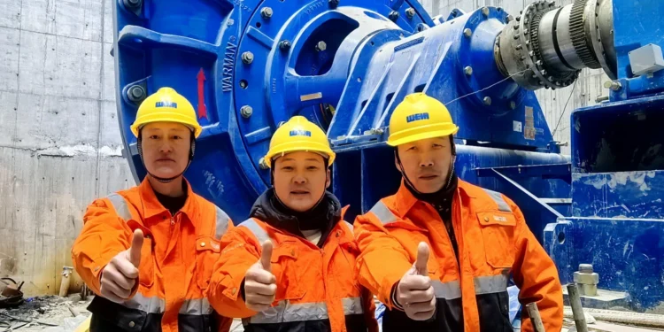 Weir instala bombas Warman China: Récord a 5.300 metros de altura