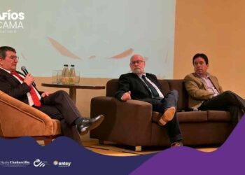 "Manuel Viera, presidente de la Cámara Minera de Chile, en Copiapó"