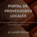 Portal de Proveedores Locales