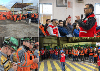 alt: "jornada Pausa por la Vida de Lundin Mining Candelaria por el Día de la Seguridad Minera"