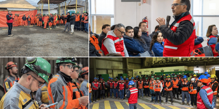 alt: "jornada Pausa por la Vida de Lundin Mining Candelaria por el Día de la Seguridad Minera"