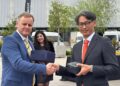 alt: "Andes Maq del Grupo Kaufmann e Hitachi Construction Machinery firman alianza en Chile"